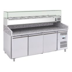 Pizzapult - Forcold PZ3600TN-FC hűtött