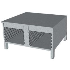   Rozsdamentes Munkaasztalok - készüléktartó állvány multifunkciós főzőberendezéshez