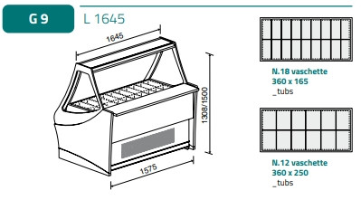 Fagylaltpult FB Ranieri Sintesi II Atto G9
