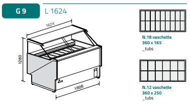 Fagylaltpult FB Ranieri Slash G9