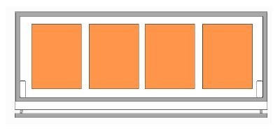 Teppanyaki grill - CASTA elektromos  4 fűtőegységgel