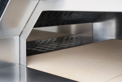 Ipari pizzasütő - Prismafood Titan 4 gázüzemű és fatüzelésű