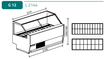 Fagylaltpult FB Ranieri Virna G12