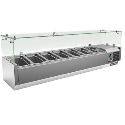 Feltéthűtő - 7xGN1/4, 150 cm