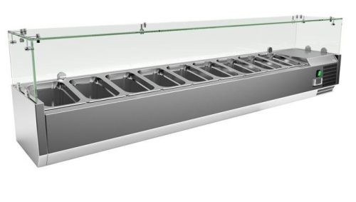 Feltéthűtő - 9xGN1/4, 180 cm